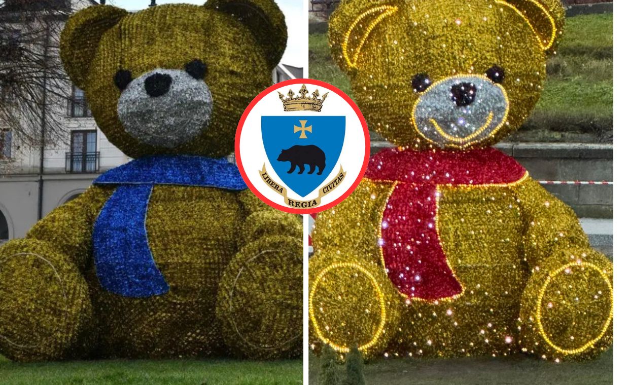 "Afera" w Przemyślu. Poszło o kolor szalika na misiu