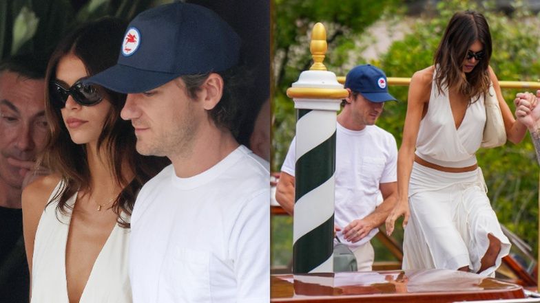 Kaia Gerber i jej o 9 lat starszy ukochany podbijają Wenecję w wodnej taksówce. Pasują do siebie?