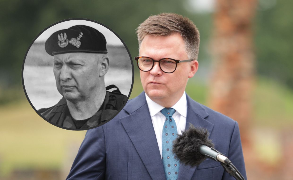 "Prawdziwy dowódca". Poruszający wpis Hołowni po śmierci generała