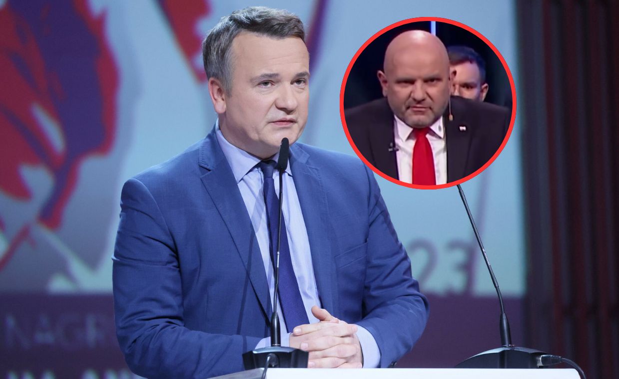 Spięcie w programie. Nie był w stanie zapamiętać nazwiska dziennikarza