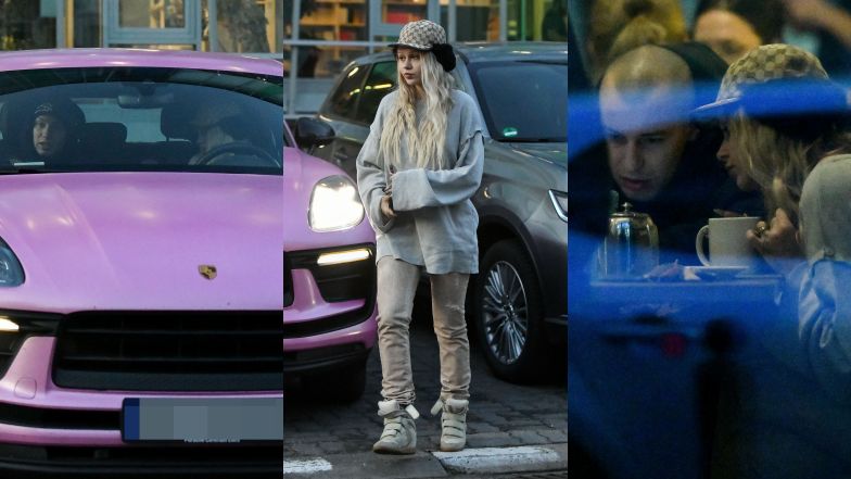 Lila Janowska zabrała Żabsona na kolację swoim różowym porsche za 300 TYSIĘCY ZŁOTYCH (ZDJĘCIA)