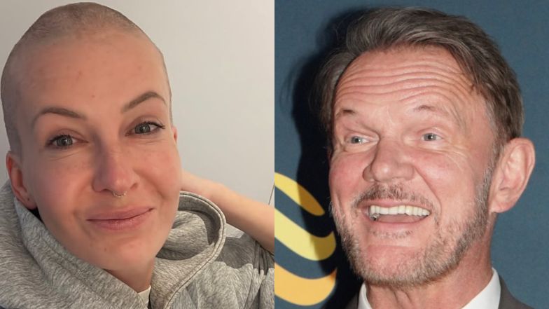 Cezary Pazura rozpływa się nad OGOLONĄ NA ŁYSO Edytą: "Coraz piękniejsza" (FOTO)