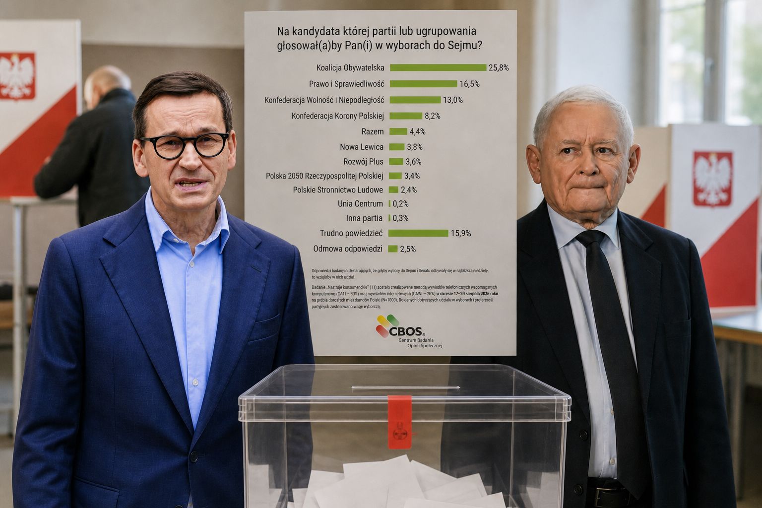Morawiecki zabiera głosy PiS? Tyle pokazał nowy sondaż