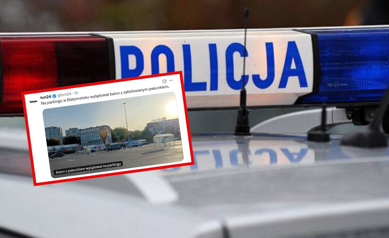 Tajemnicze balony na Podlasiu. W środku były papierosy
