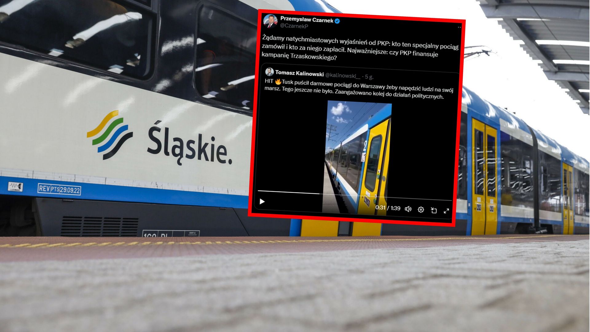 "Specjalny pociąg". PiS wietrzy aferę, znamy prawdę