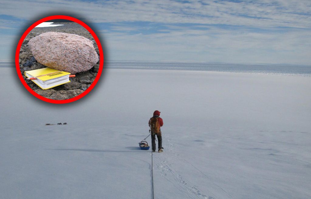 Wyjątkowe różowe głazy. Gigantyczna struktura pod lodem Antarktydy