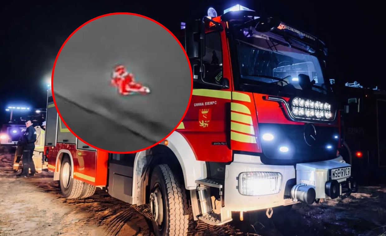 Trzy godziny poszukiwań 54-latka. Do akcji ruszył dron z termowizją