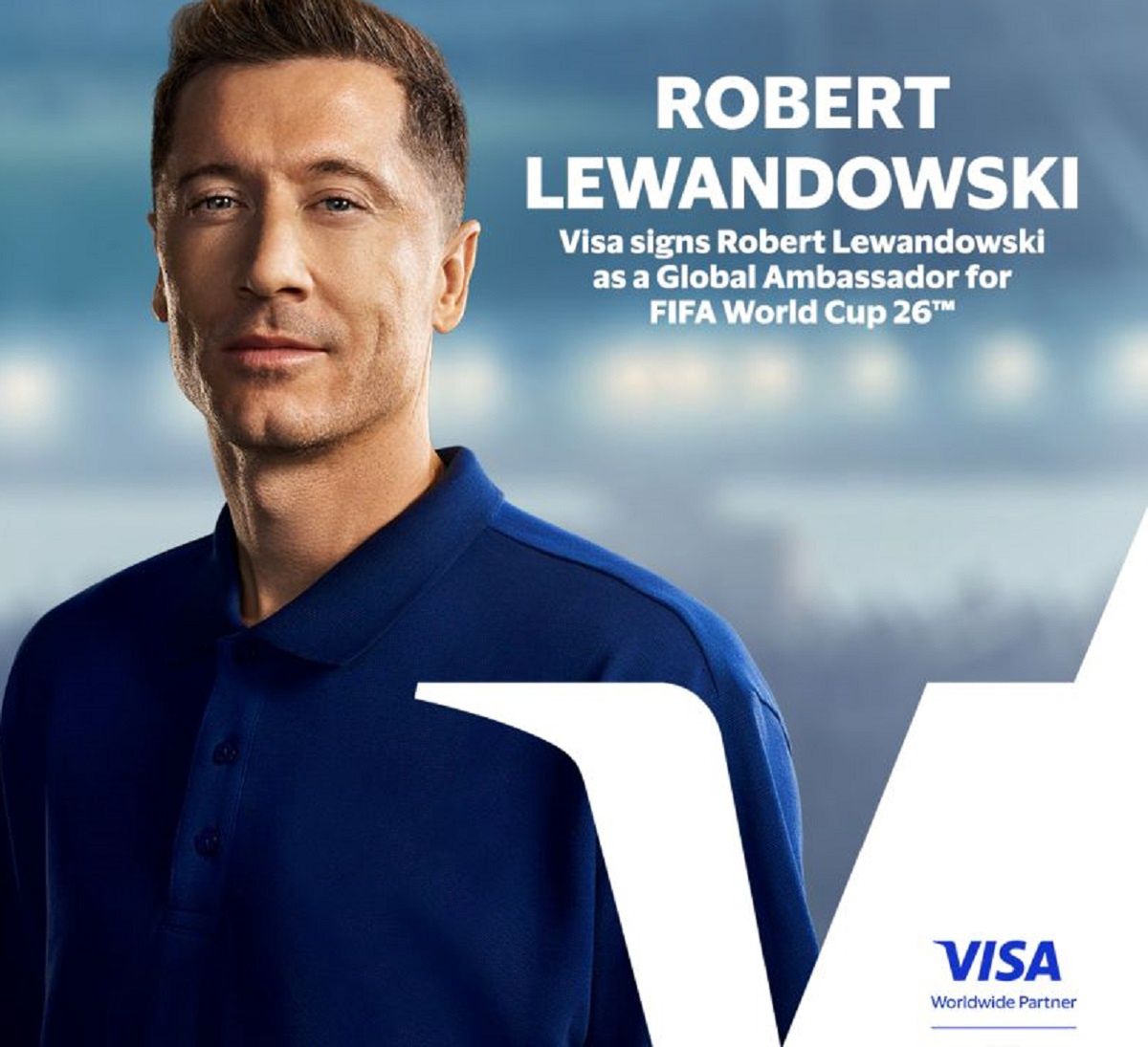 Robert Lewandowski globalnym ambasadorem marki Visa