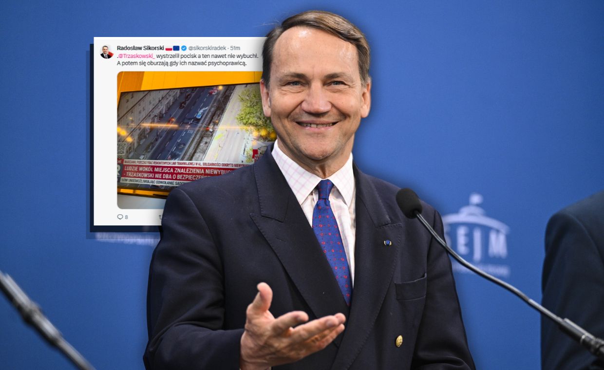 Sikorski kpi z Republiki. "Trzaskowski wystrzelił pocisk i nie wybuchł"