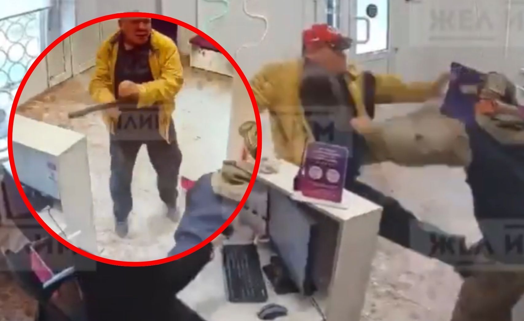 Seniorzy urządzili bójkę w punkcie odbioru przesyłek. W ruch poszły pięści i meble