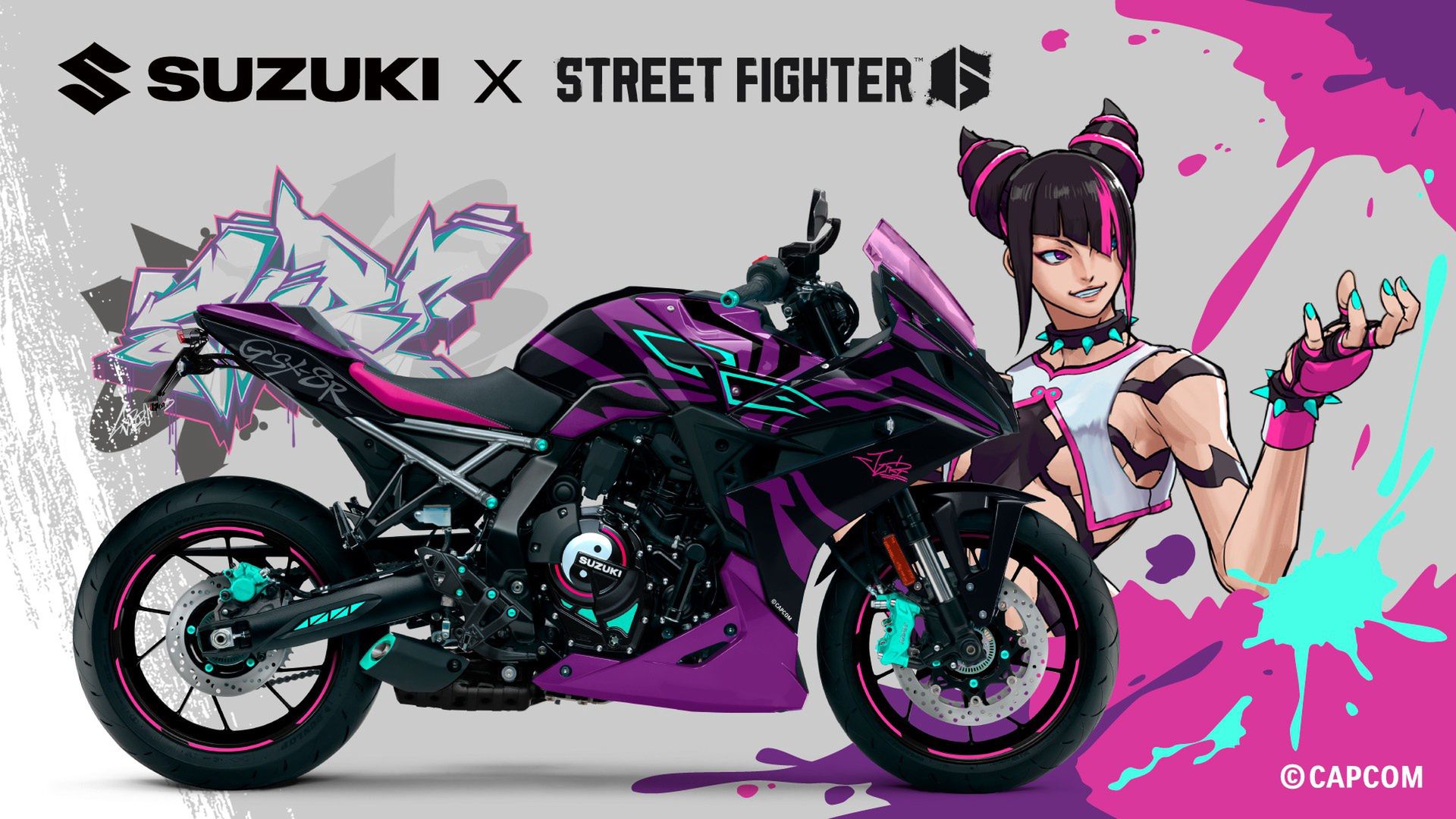 Suzuki i Capcom łączą siły. Stworzyli motocykl inspirowany grą "Street Fighter 6"