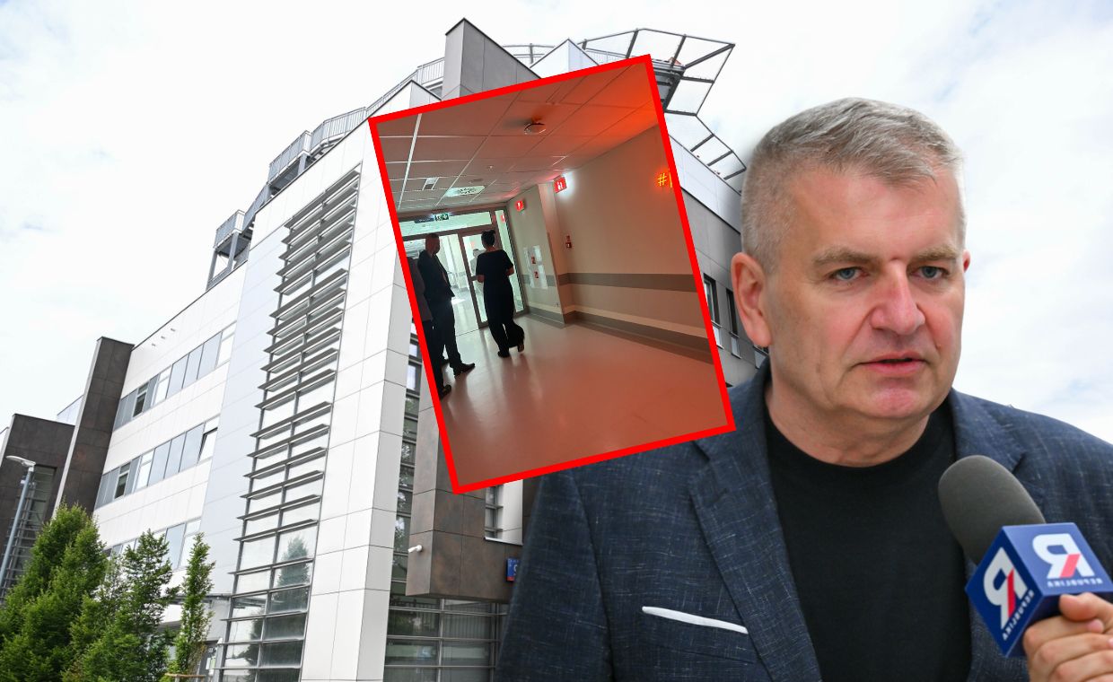 Kontrola polityków PiS w warszawskim szpitalu. Europoseł KO zareagował