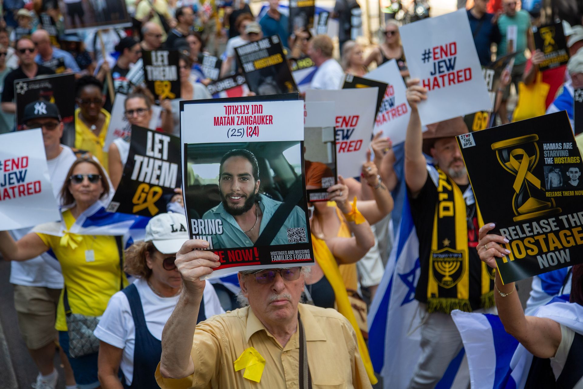 Żądają uwolnienia zakładników Hamasu. Protesty w Londynie