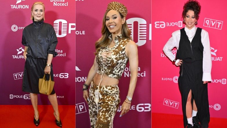 Gwiazdy meldują się na konferencji w Opolu: łaciasta Doda, ortalionowa Halina Mlynkova, elegancka Kukulska i inni (ZDJĘCIA)