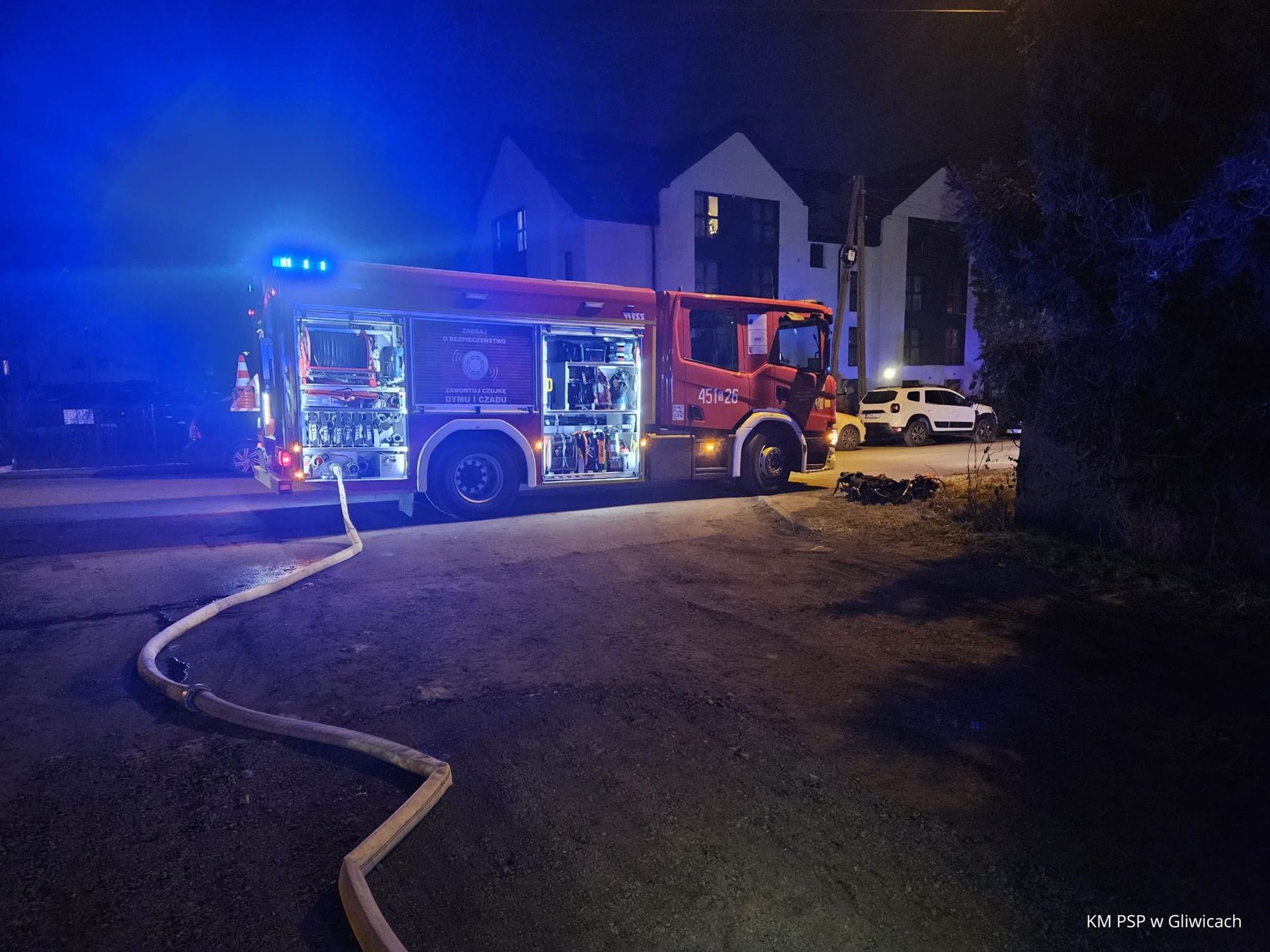 Pożar kamienicy w Gliwicach. Strażacy zwrócili się z apelem