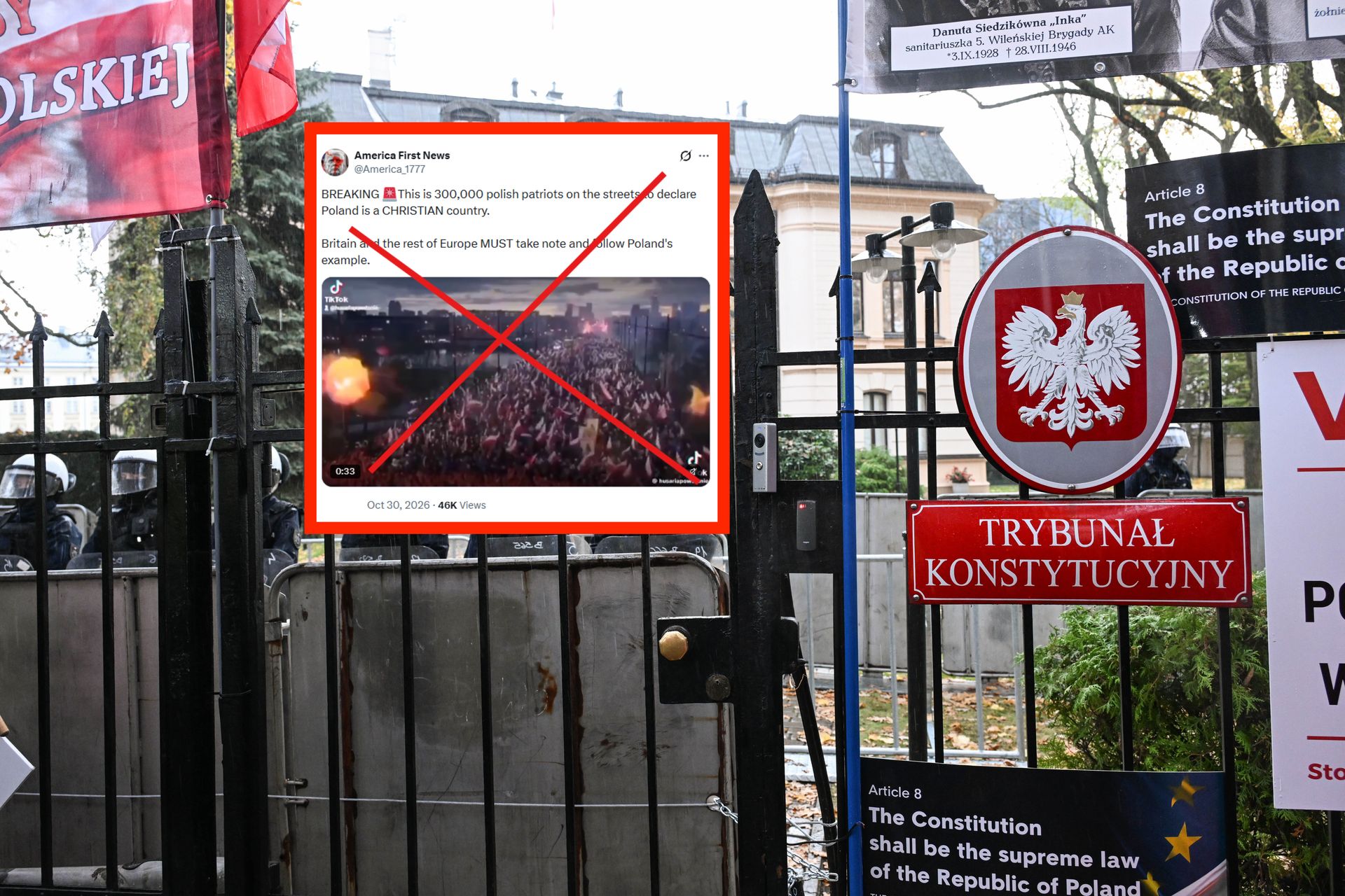 Rosyjska dezinformacja wokół TK. Jest ostrzeżenie