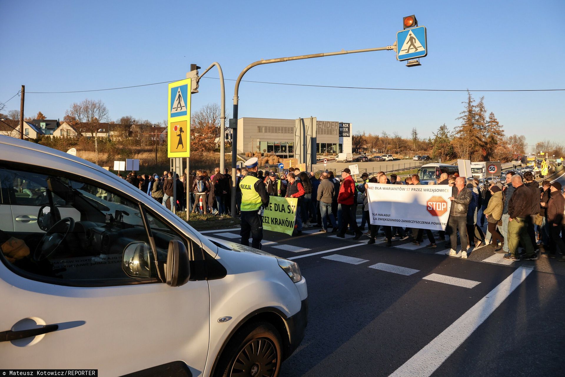 Protest na zakopiance. Tworzą się korki