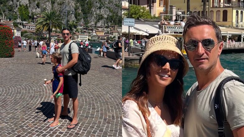 Sebastian Karpiel-Bułecka relacjonuje rodzinne wczasy we Włoszech. Pokazał choćby zdjęcie z 8-letnim synem