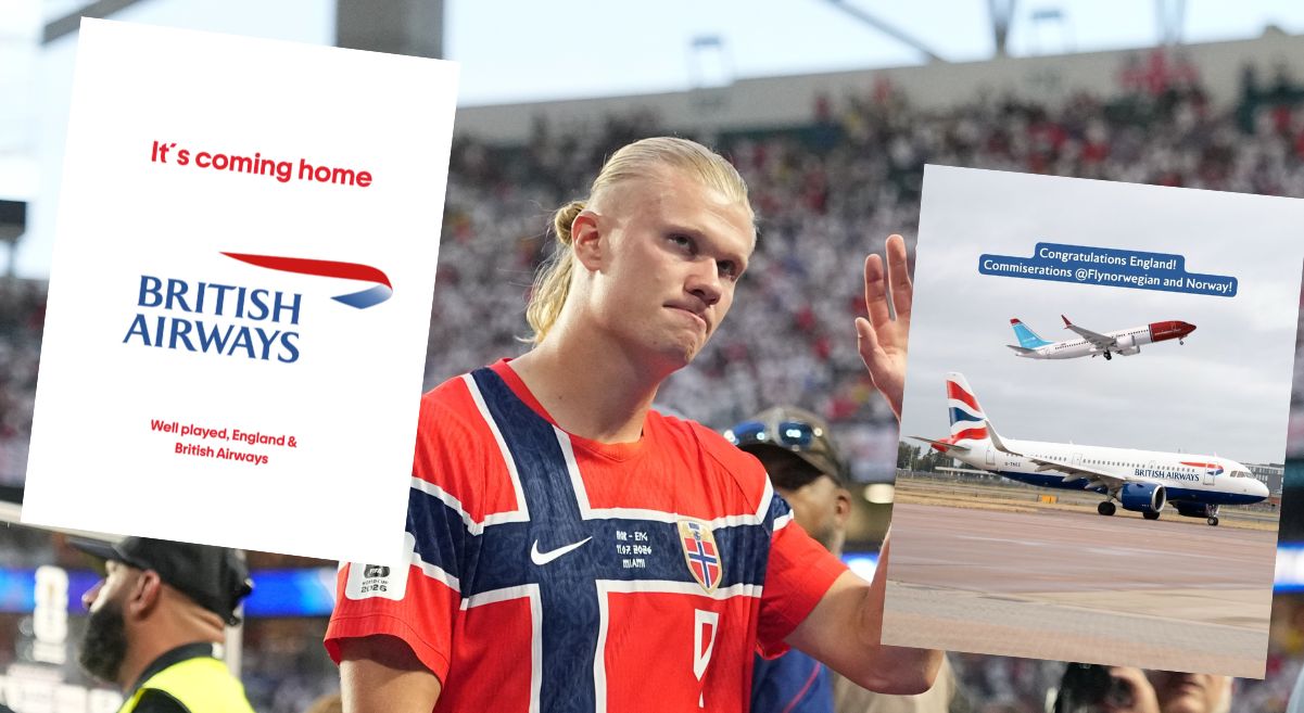 Zakład linii lotniczych hitem internetu. Norwegian po porażce zmieniły logo na British Airways