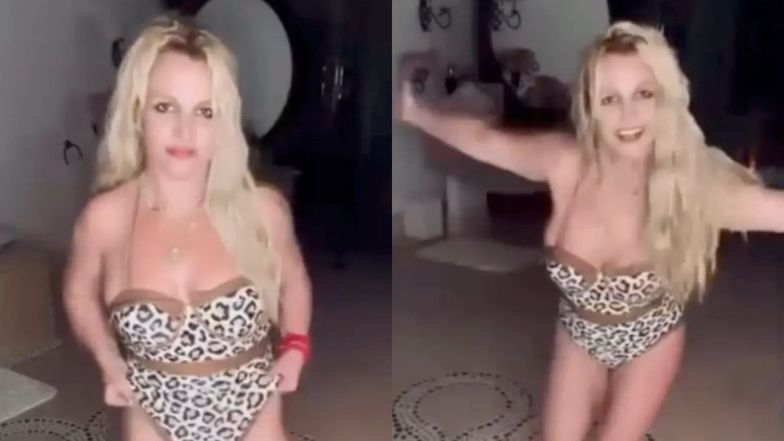 Britney Spears wygina się w panterkowym kostiumie i rozprawia o "BÓLU, CIERPIENIU I MROKU". Rośnie niepokój fanów... (WIDEO)