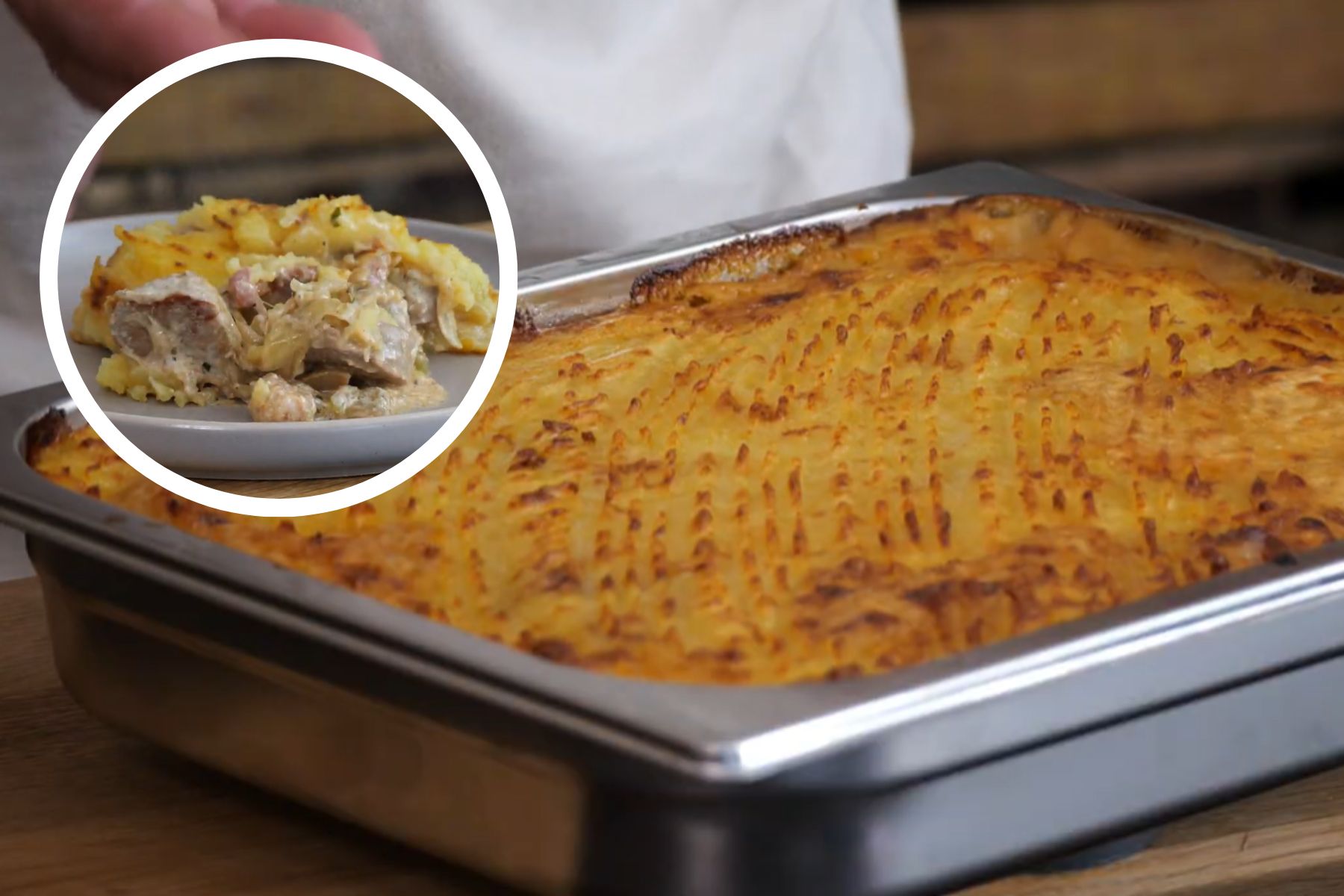 Strzelczyk serwuje na kolację królewską zapiekankę. Taka dobra, iż można jeść na okrągło