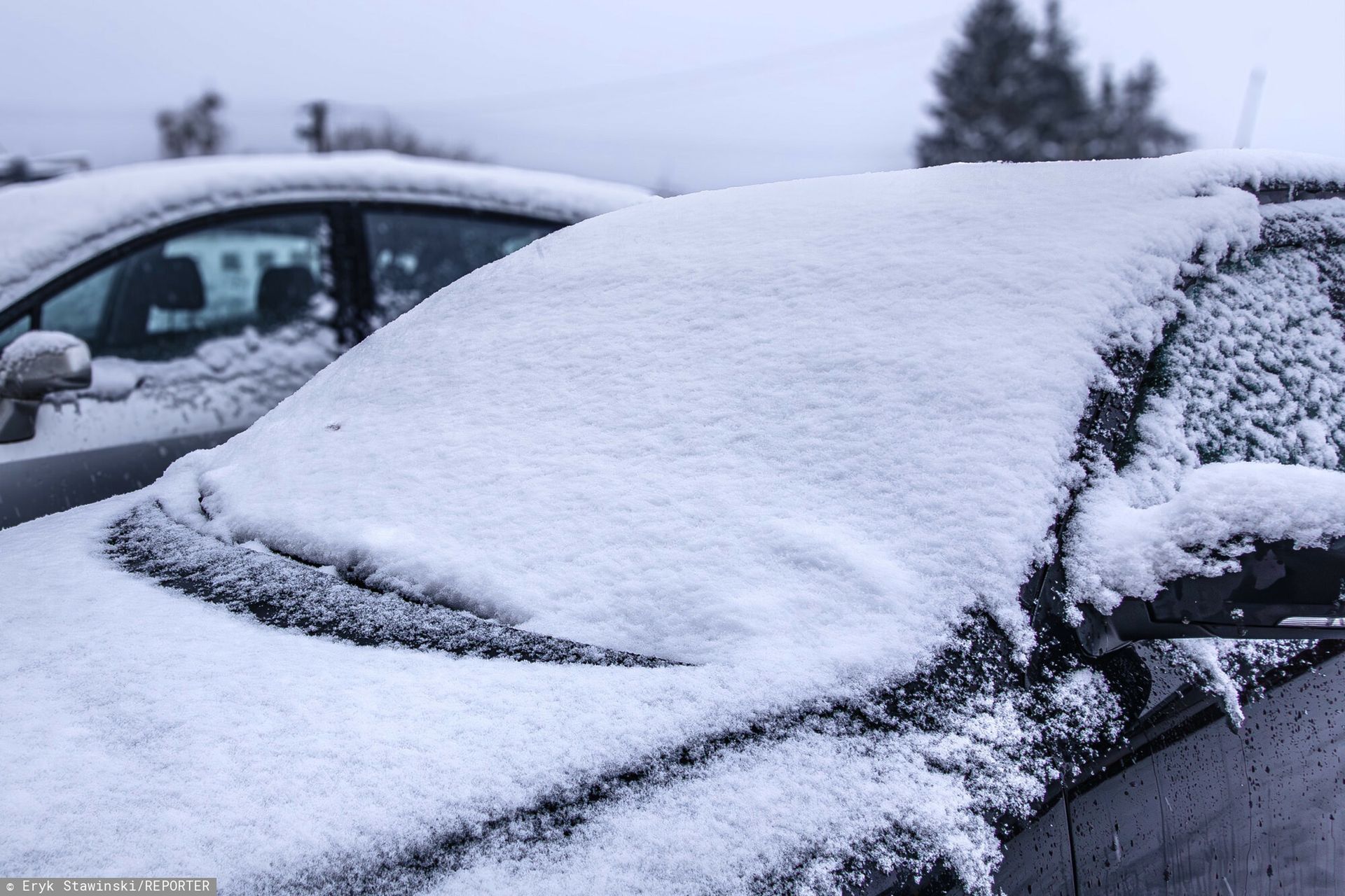 Zima na Warmii i Mazurach. Spadło choćby 18 cm śniegu