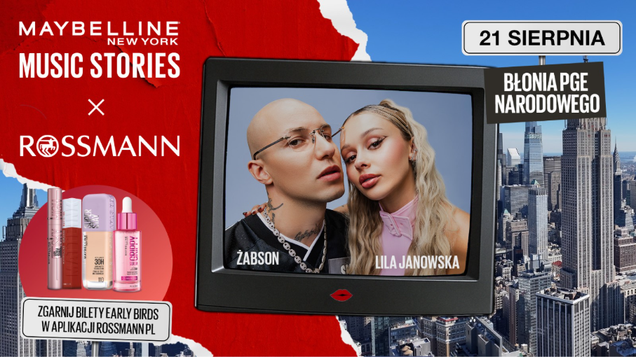 Maybelline NY ogłasza pierwszego headlinera Music Stories – na scenie Żabson
