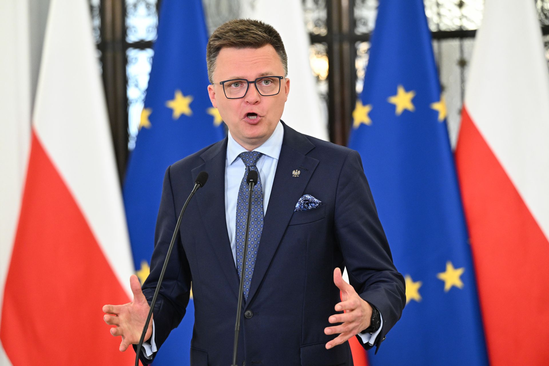 Hołownia po spotkaniu liderów koalicji. Mówił o rzeczniku rządu
