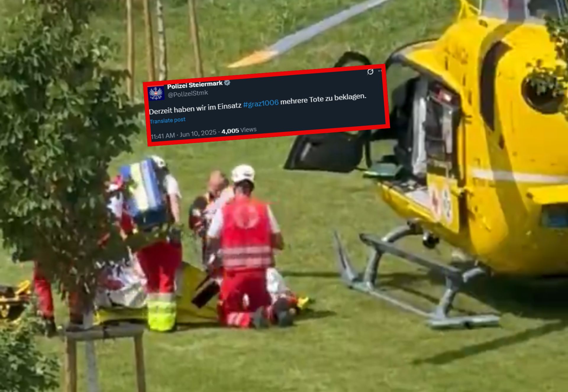 Strzelanina w szkole w Graz. Cobra wkroczyła do akcji