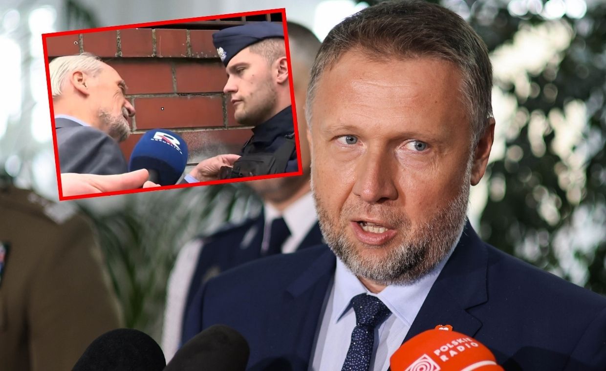 "Skandaliczne zachowanie". Szef MSWiA informuje na Macierewicza