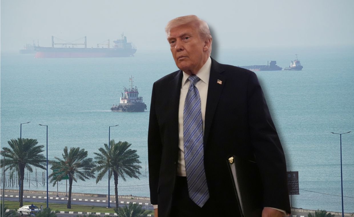 Trump zbagatelizował sprawę. "Statki płyną dalej"
