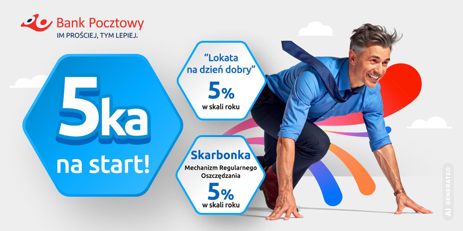 Bank Pocztowy reklamuje nową ofertę oszczędnościową