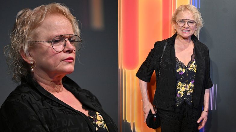 62-letnia Katarzyna Figura prezentuje naturalne lico podczas święta kina