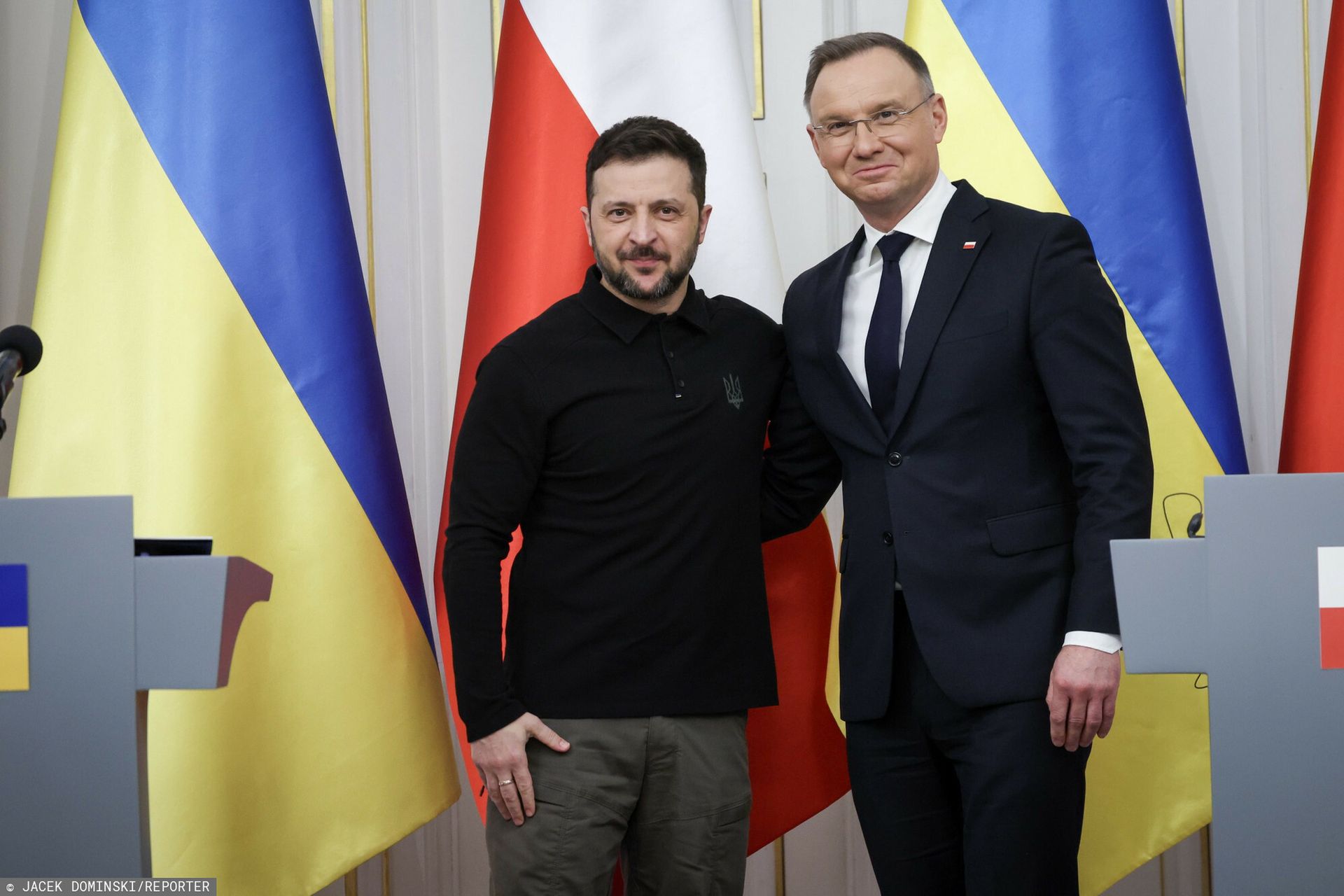 Zełenski wykorzystywał Dudę? B. prezydent: to jest polityka