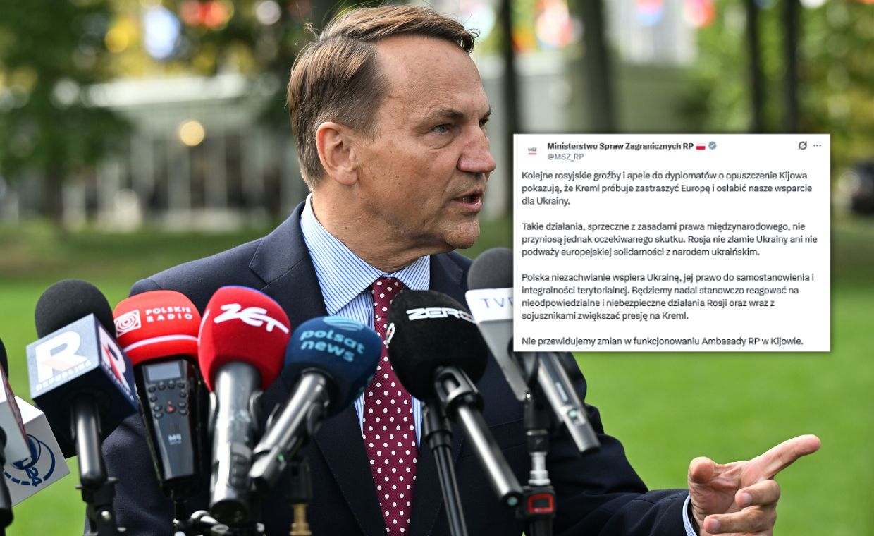 Polska reaguje na rosyjskie groźby wobec dyplomatów. Jest oświadczenie
