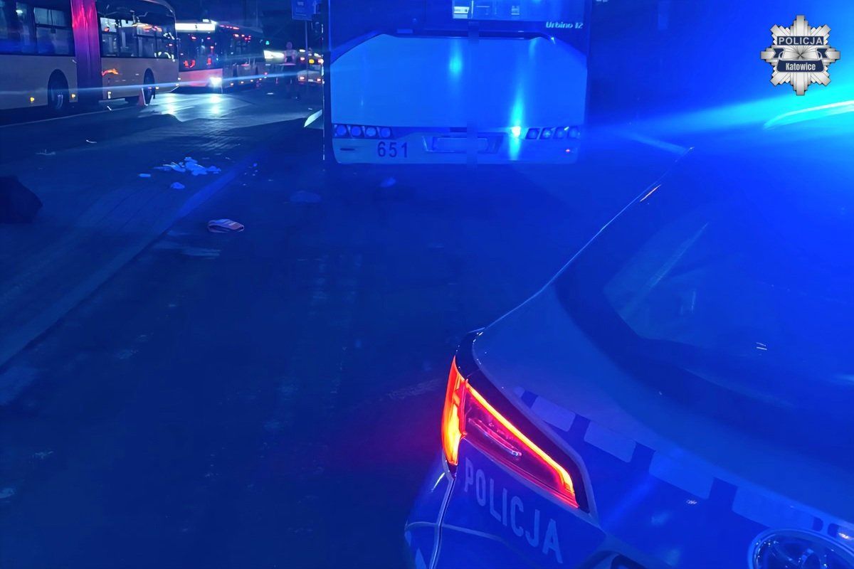 Śmiertelny wypadek w Katowicach. Autobus potrącił pieszego