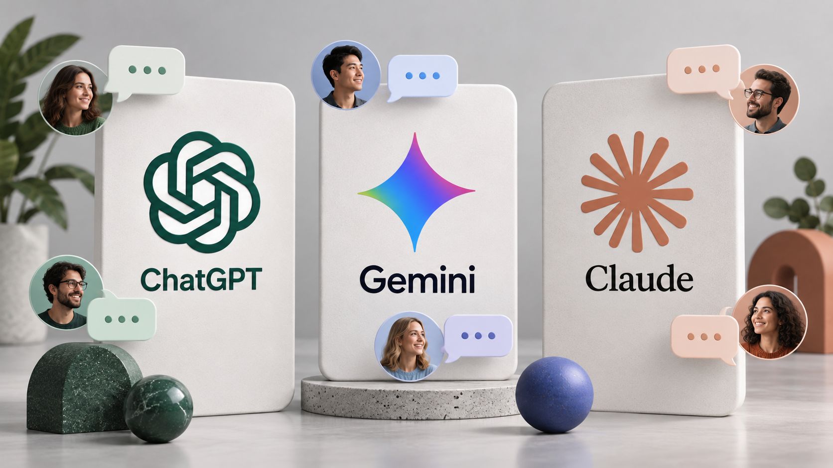 ChatGPT traci udziały. Gemini i Claude ze wzrostami