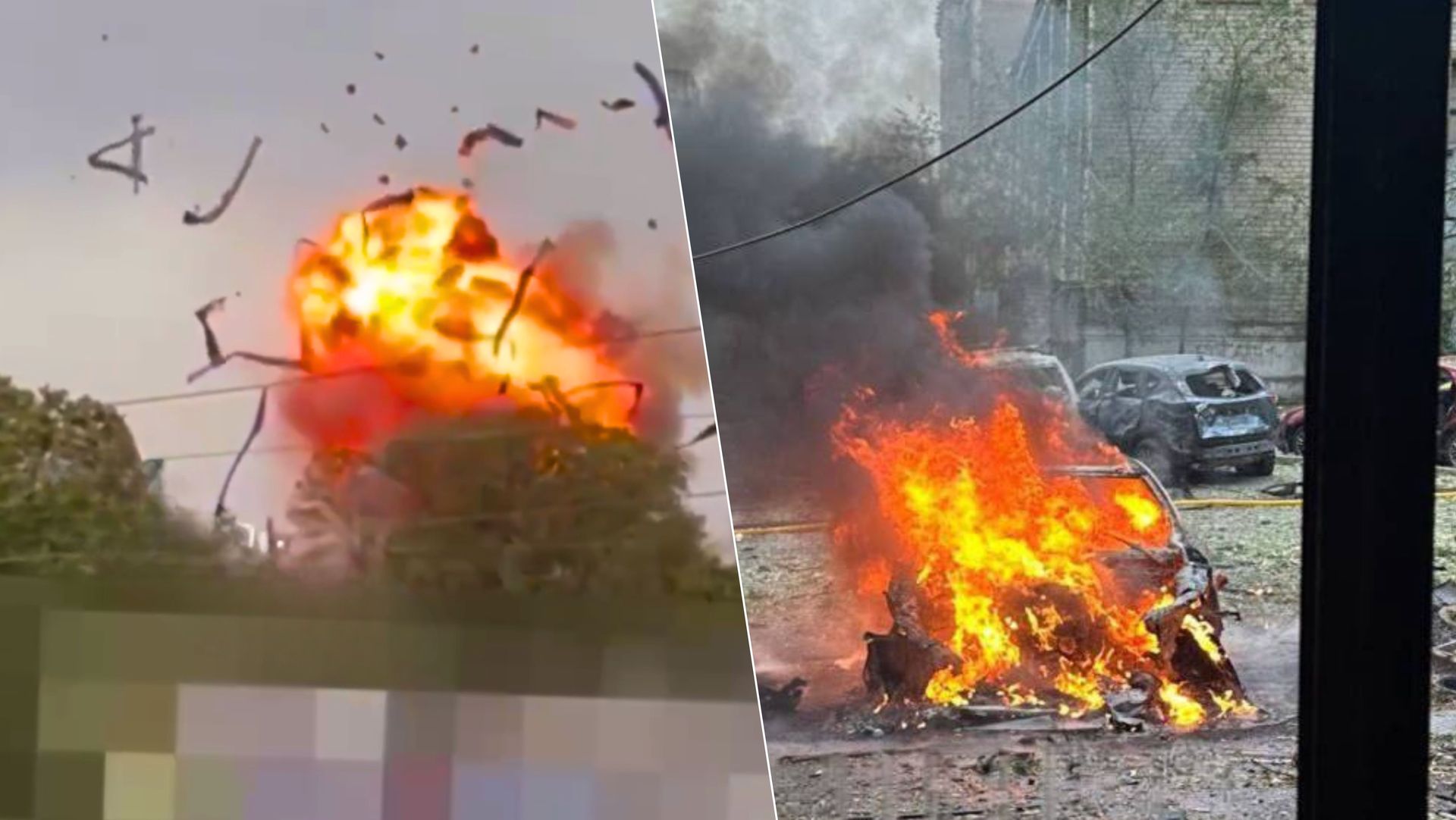 Dramatyczne sceny w Dnieprze. "Bezczelny atak"