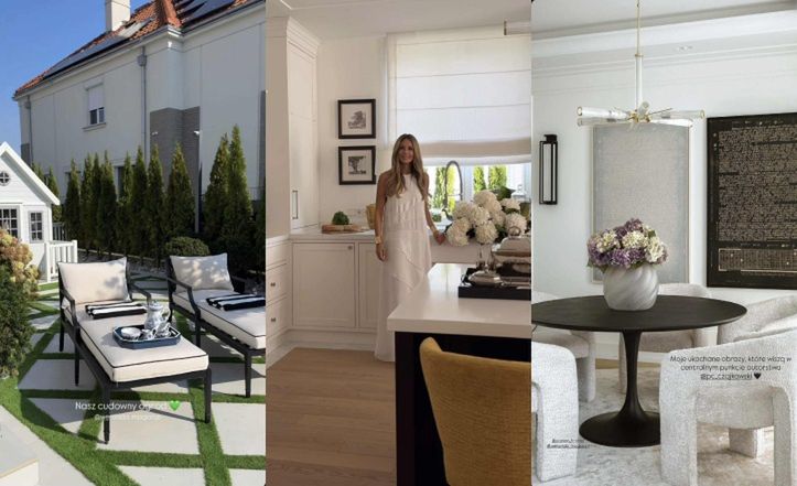 Małgorzata Rozenek prezentuje kolejne wnętrza swojej willi. Jest NA BOGATO. Chcielibyście tak mieszkać?