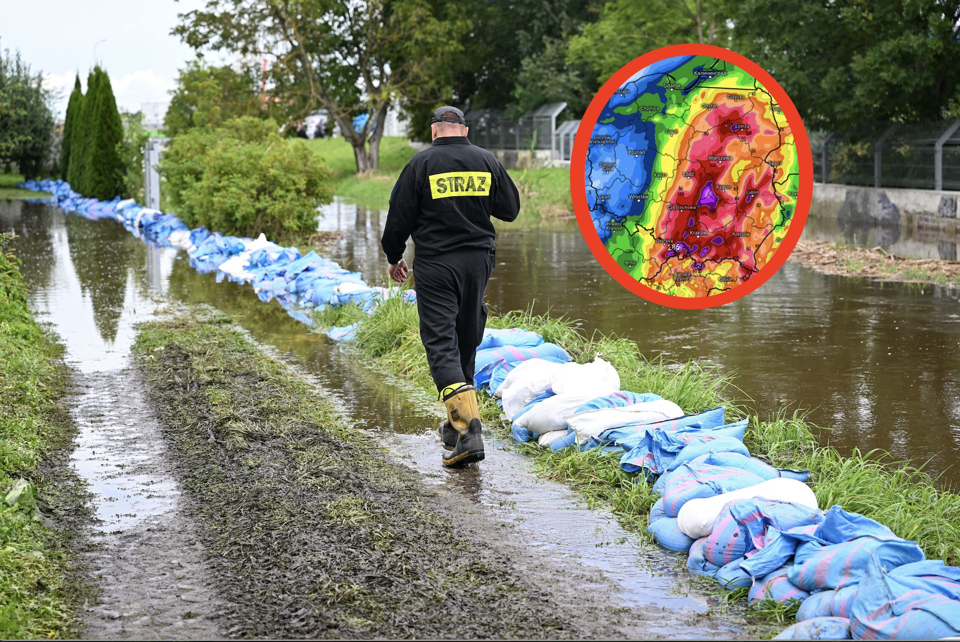 Obserwatorzy burz wrzucili mapkę. Wygląda to dramatycznie