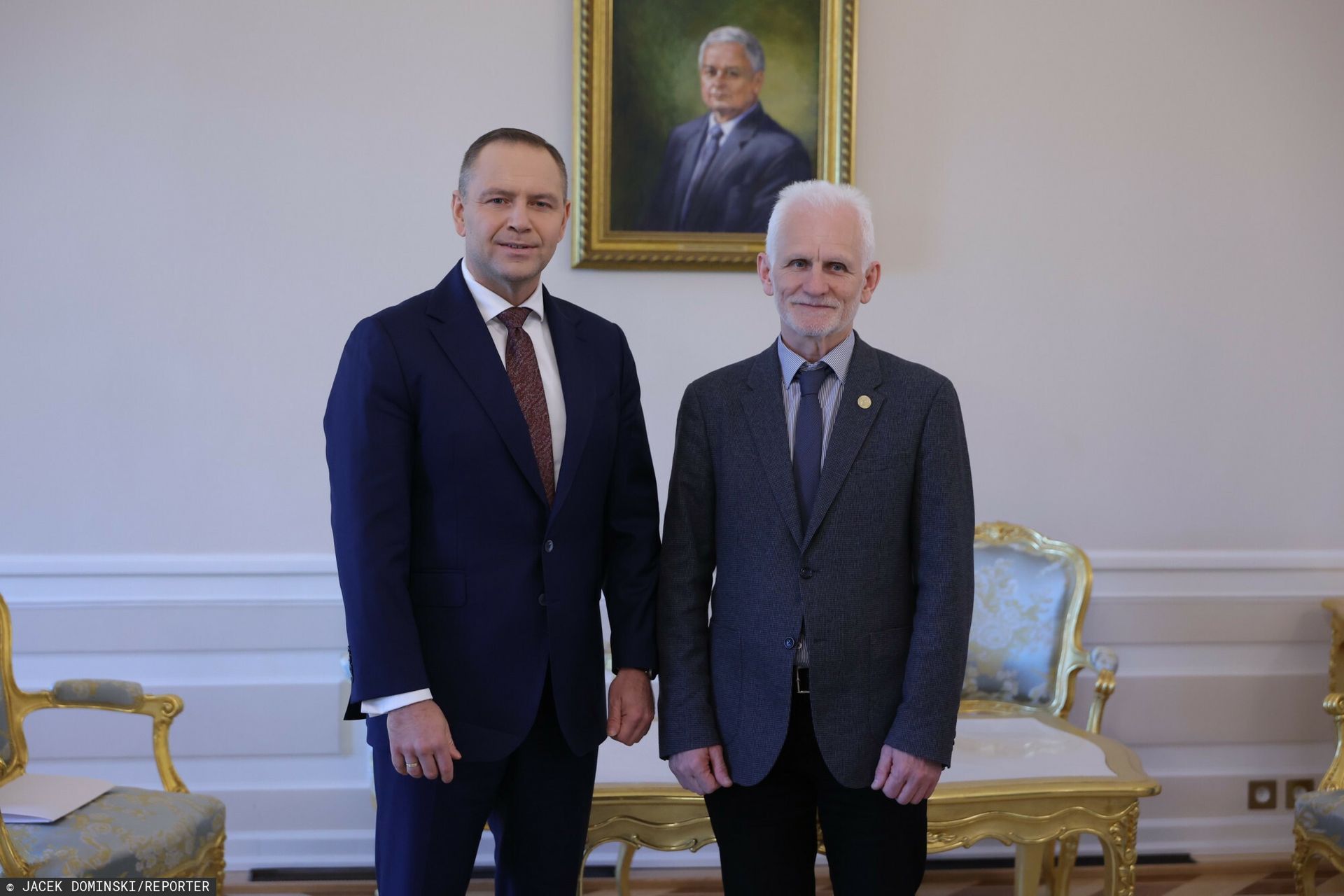 Karol Nawrocki spotkał się z Alesiem Bialackim