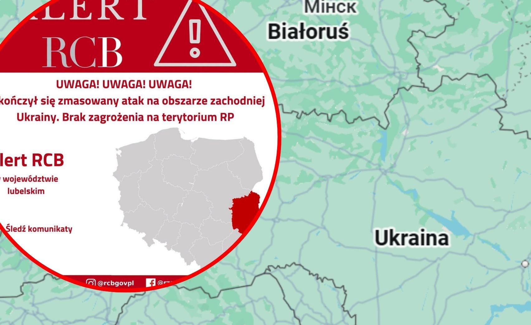 Kolejna wpadka RCB? Po 5 minutach odwołali alert ws. Ukrainy