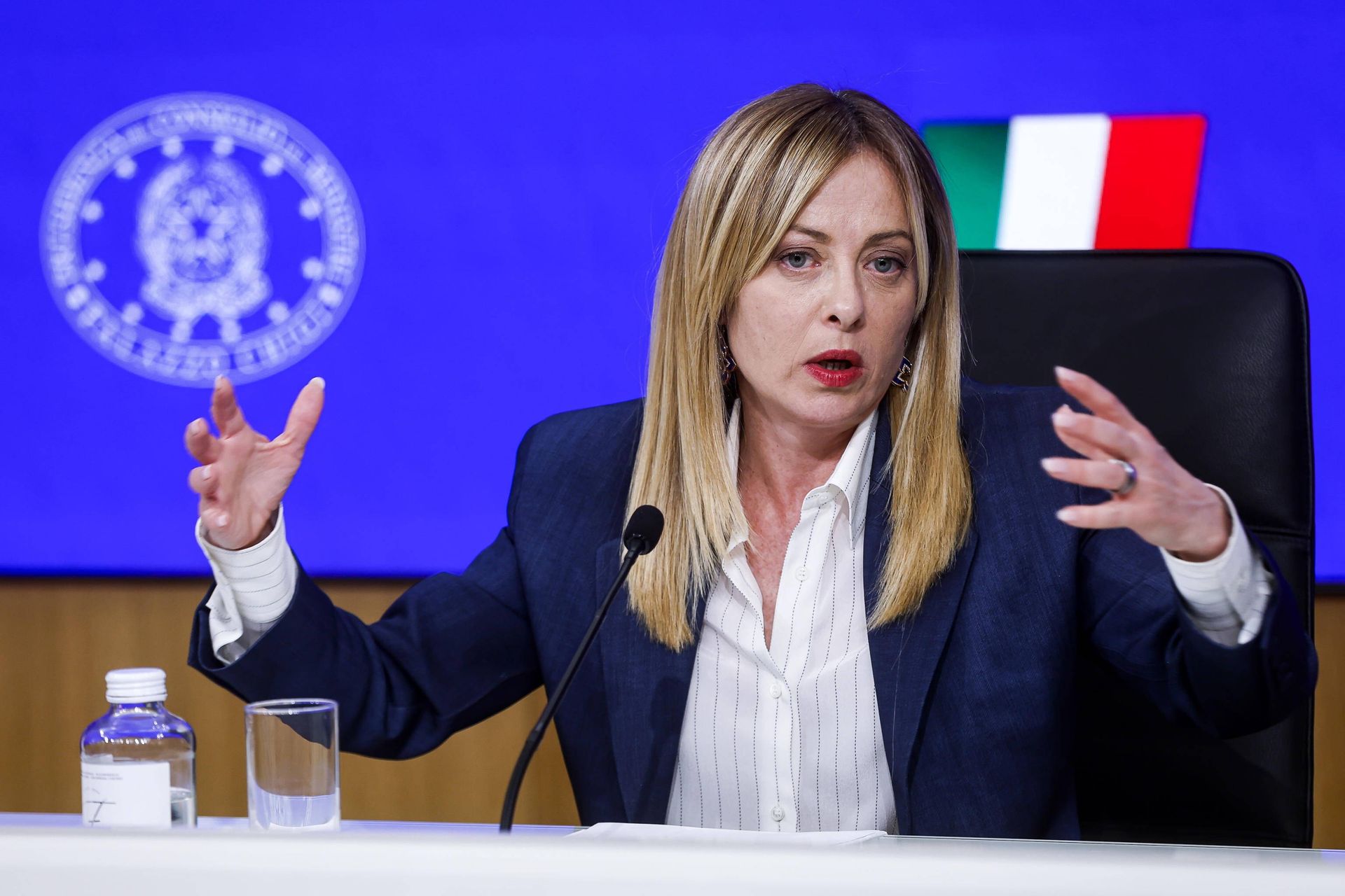 Meloni o wycofaniu części sił USA z Europy. "Nie zgadzam się"