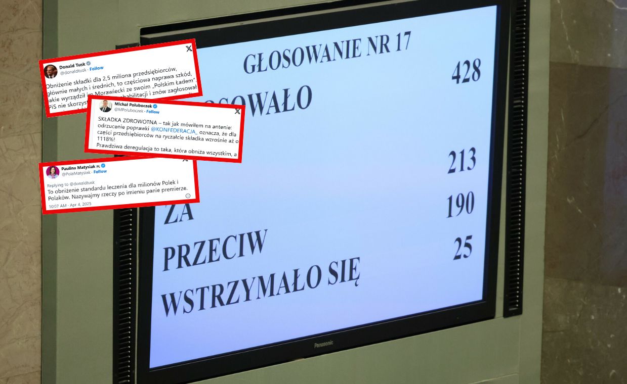 Składka zdrowotna będzie obniżona. Są pierwsze komentarze