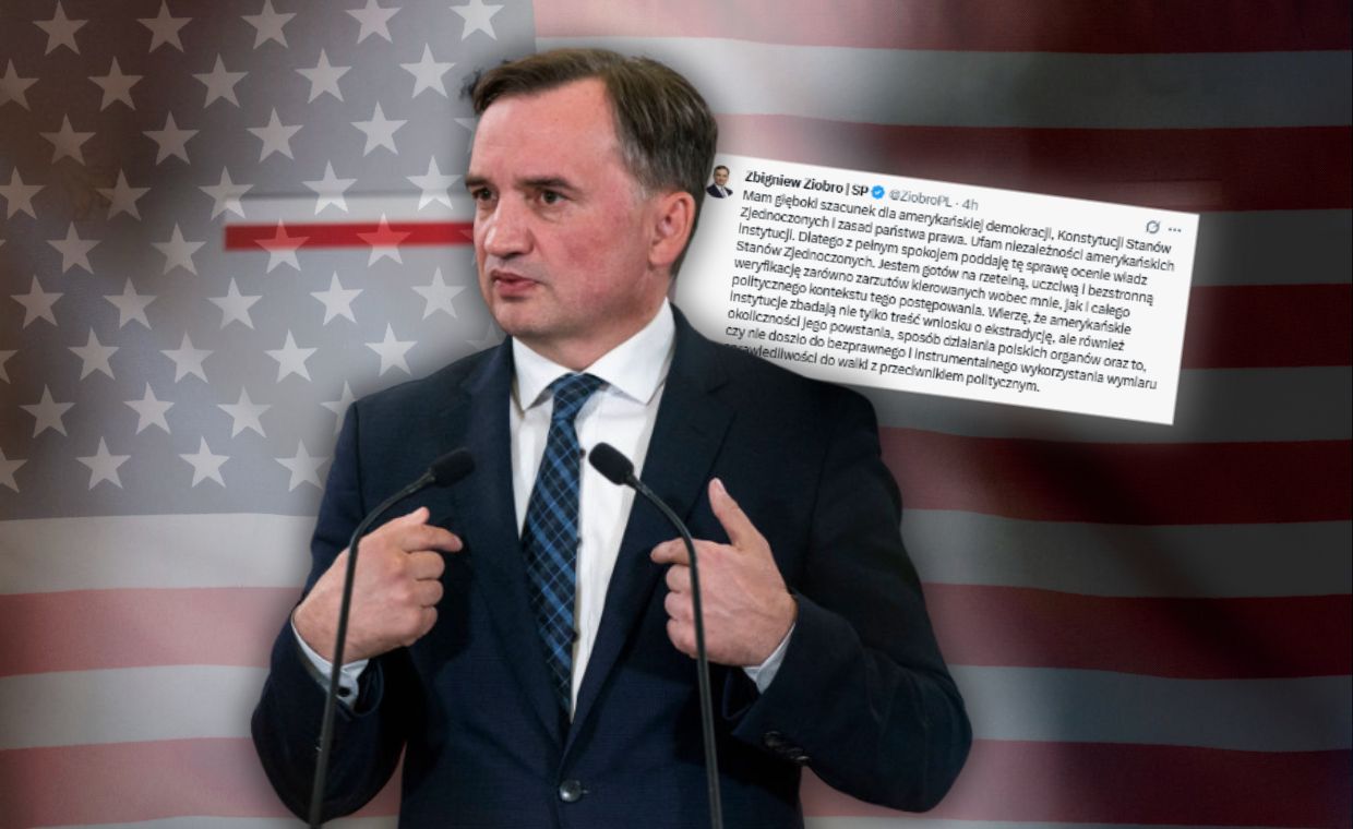 Polska żąda ekstradycji Ziobry z USA. "Nie będę się poddawał"