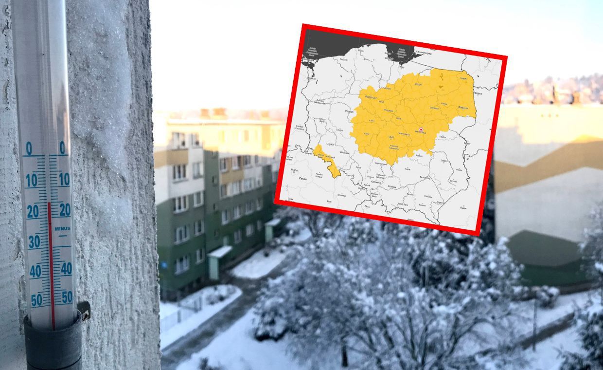 Alert IMGW dla siedmiu województw. Zrobi się mroźnie