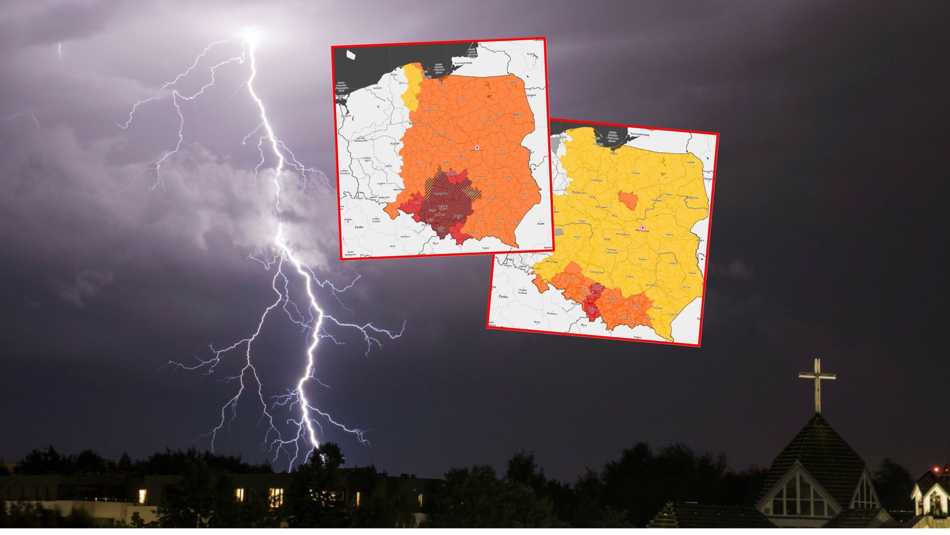 Nawałnice nad Polską. Ostrzeżenia najwyższego stopnia