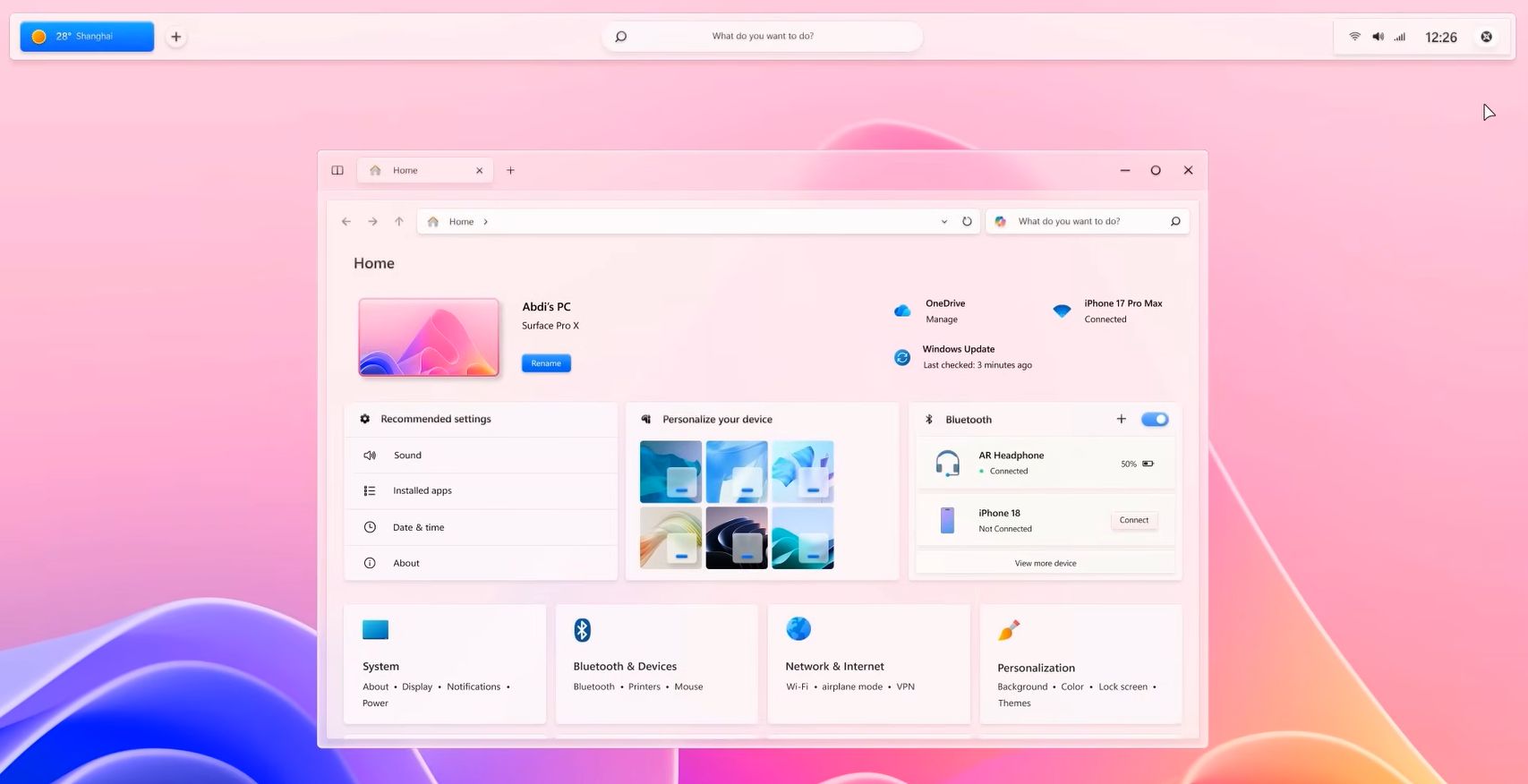 Windows 26 z przyszłości. Wizja artysty