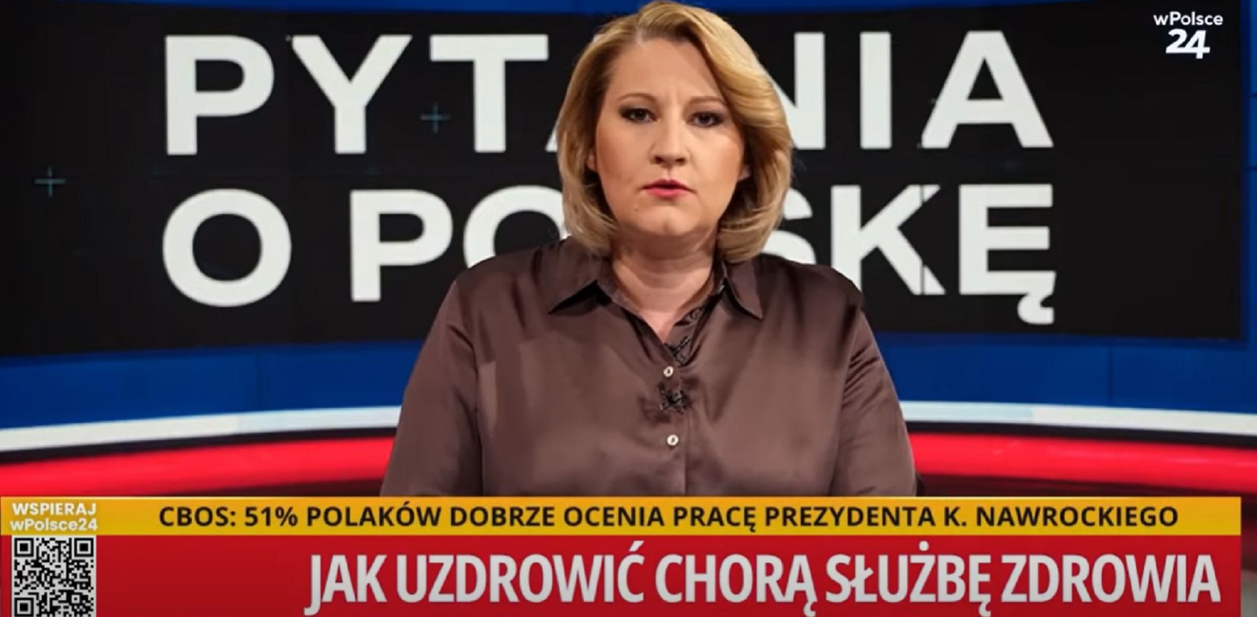 Małgorzata Gałka "pyta o Polskę" w stacji wPolsce24. Tylu ma widzów