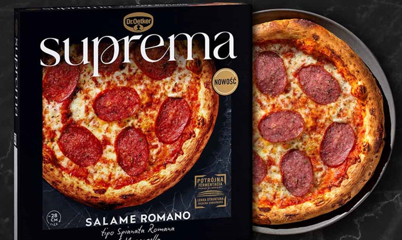 Debiut pizzy Suprema Dr. Oetkera wsparty reklamami